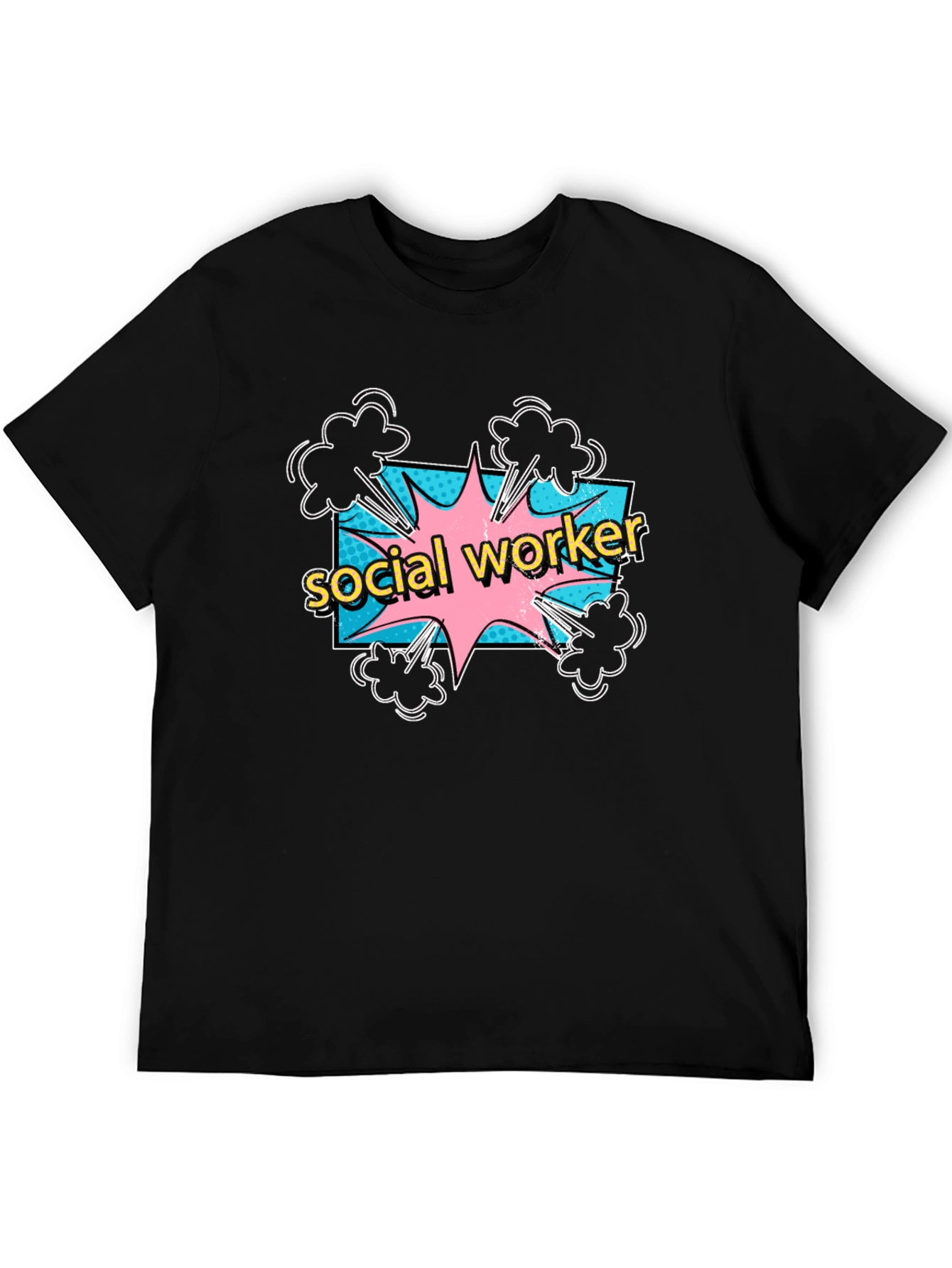 Social Worker Comic Style T-Shirt