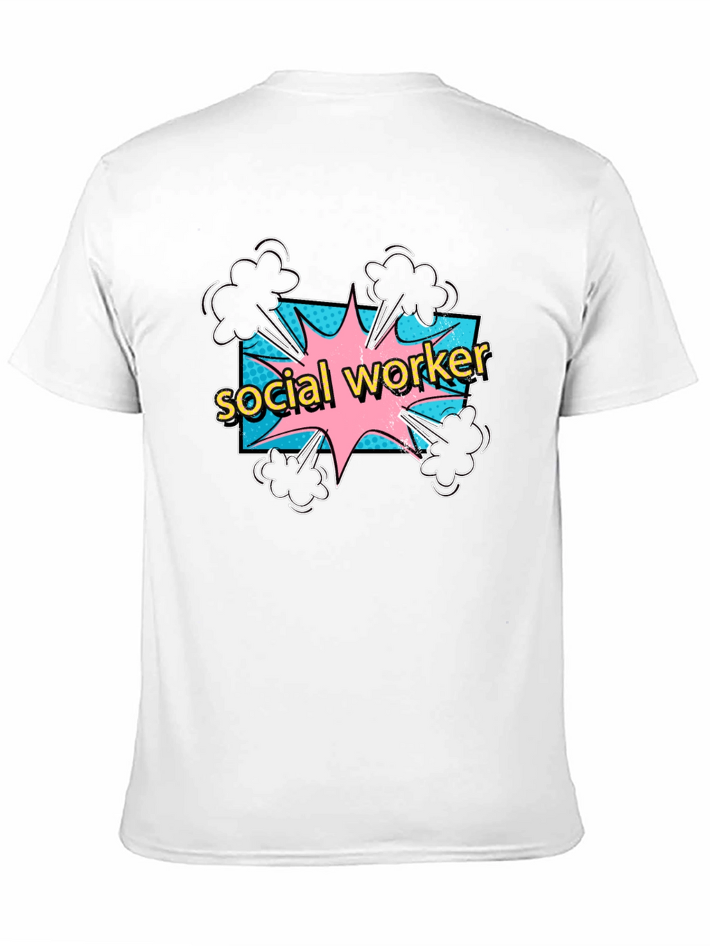 Social Worker Comic Style T-Shirt