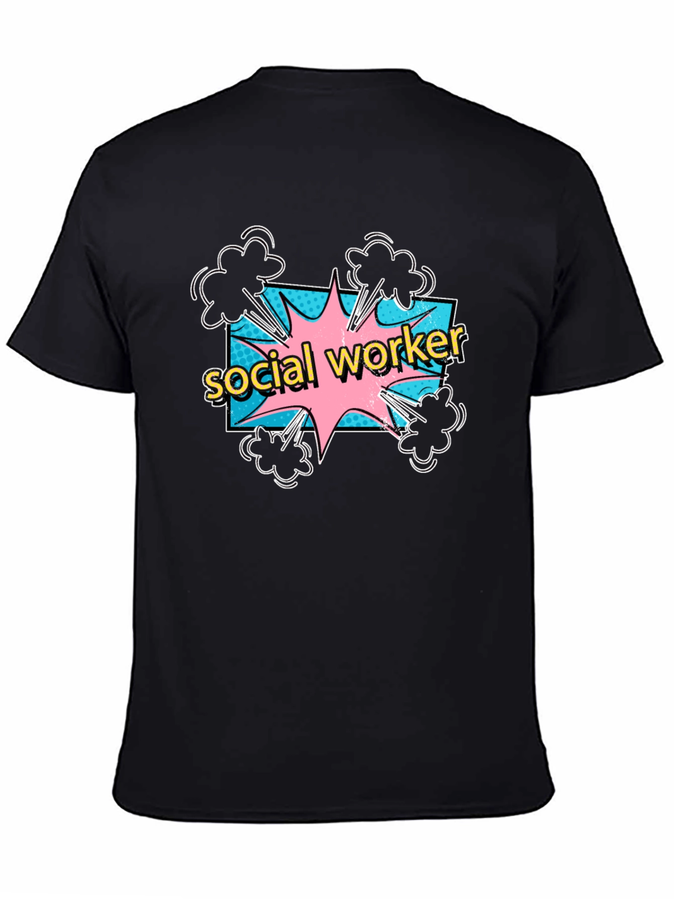 Social Worker Comic Style T-Shirt