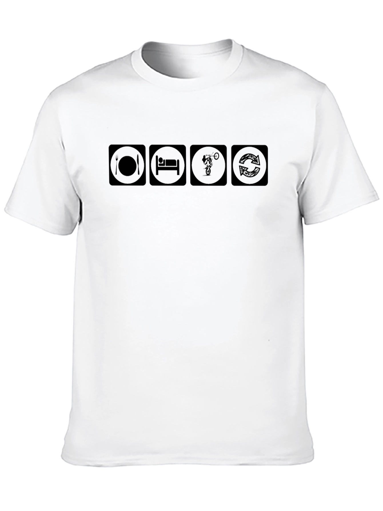 Eat Sleep Lift Repeat Graphic T-Shirt