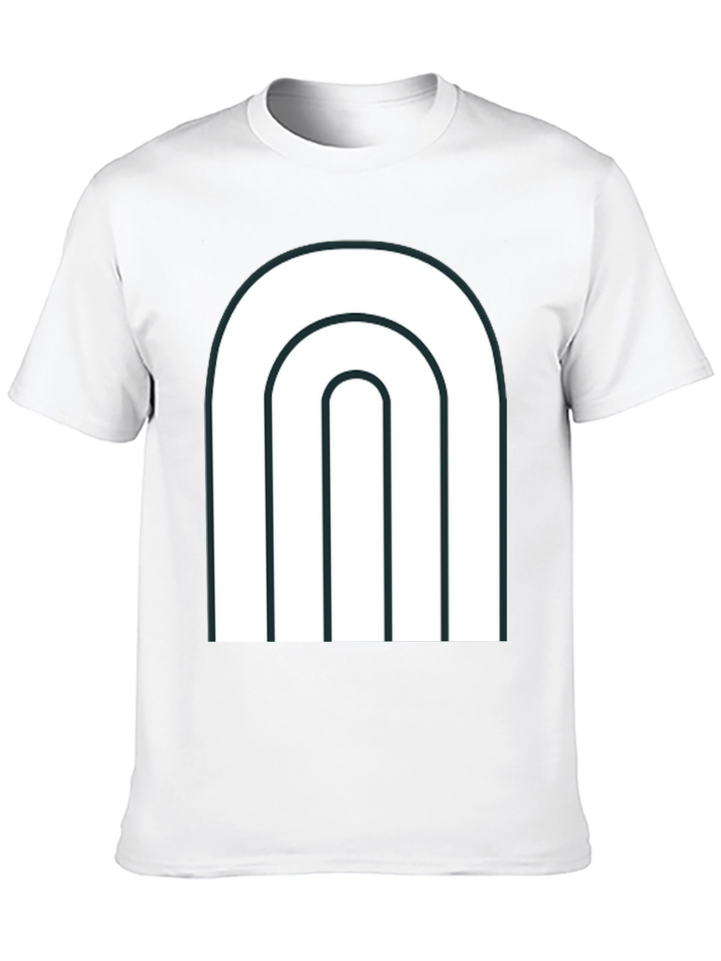 Modern Arch Graphic Tee - Black