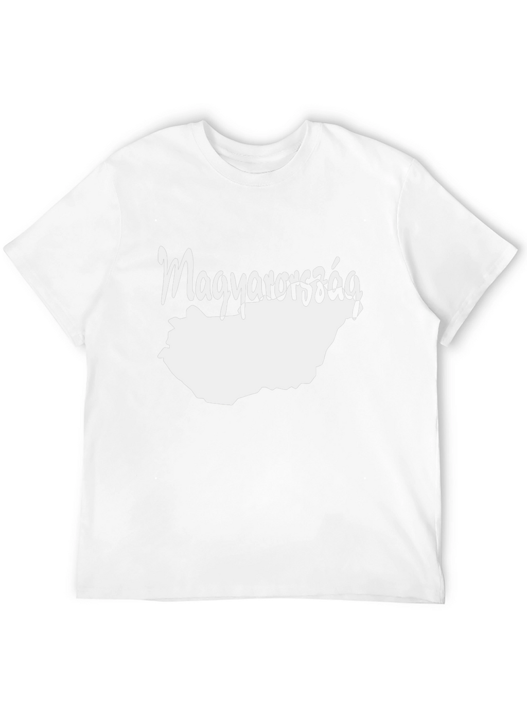Magyarország Map T-Shirt - Black Cotton Tee