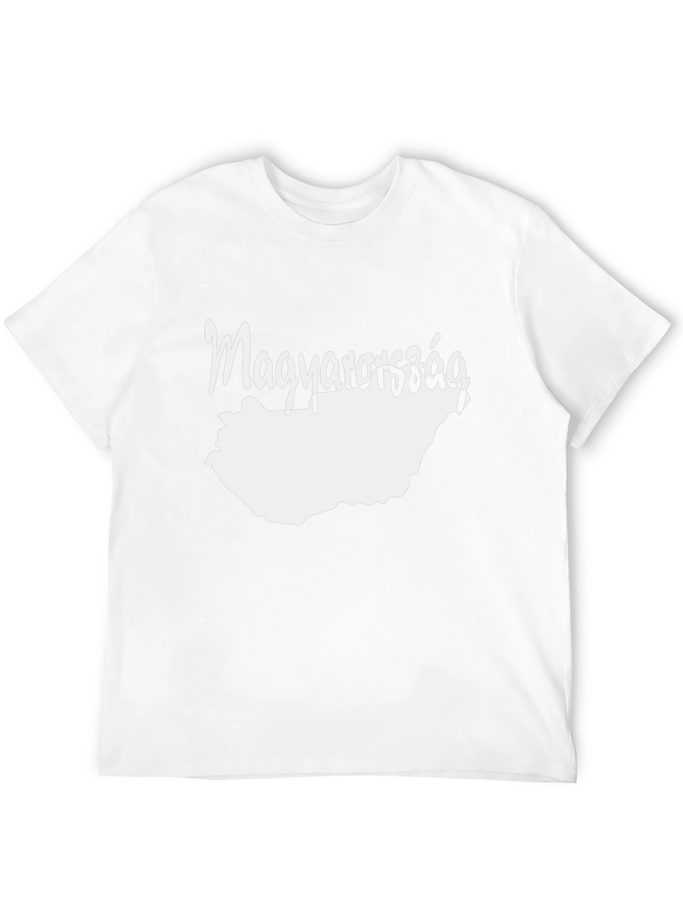 Magyarország Map T-Shirt - Black Cotton Tee