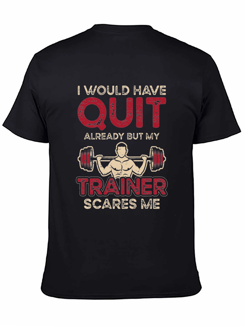 Funny Workout Trainer Scare T-Shirt