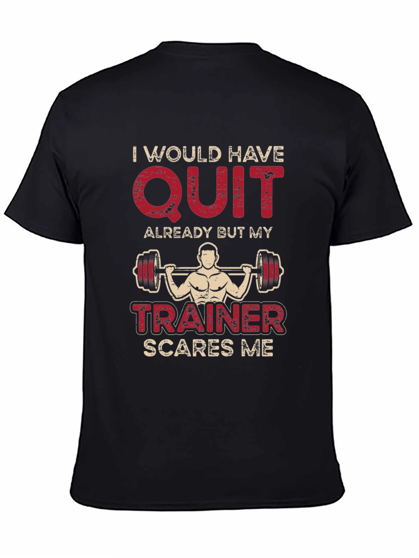Funny Workout Trainer Scare T-Shirt