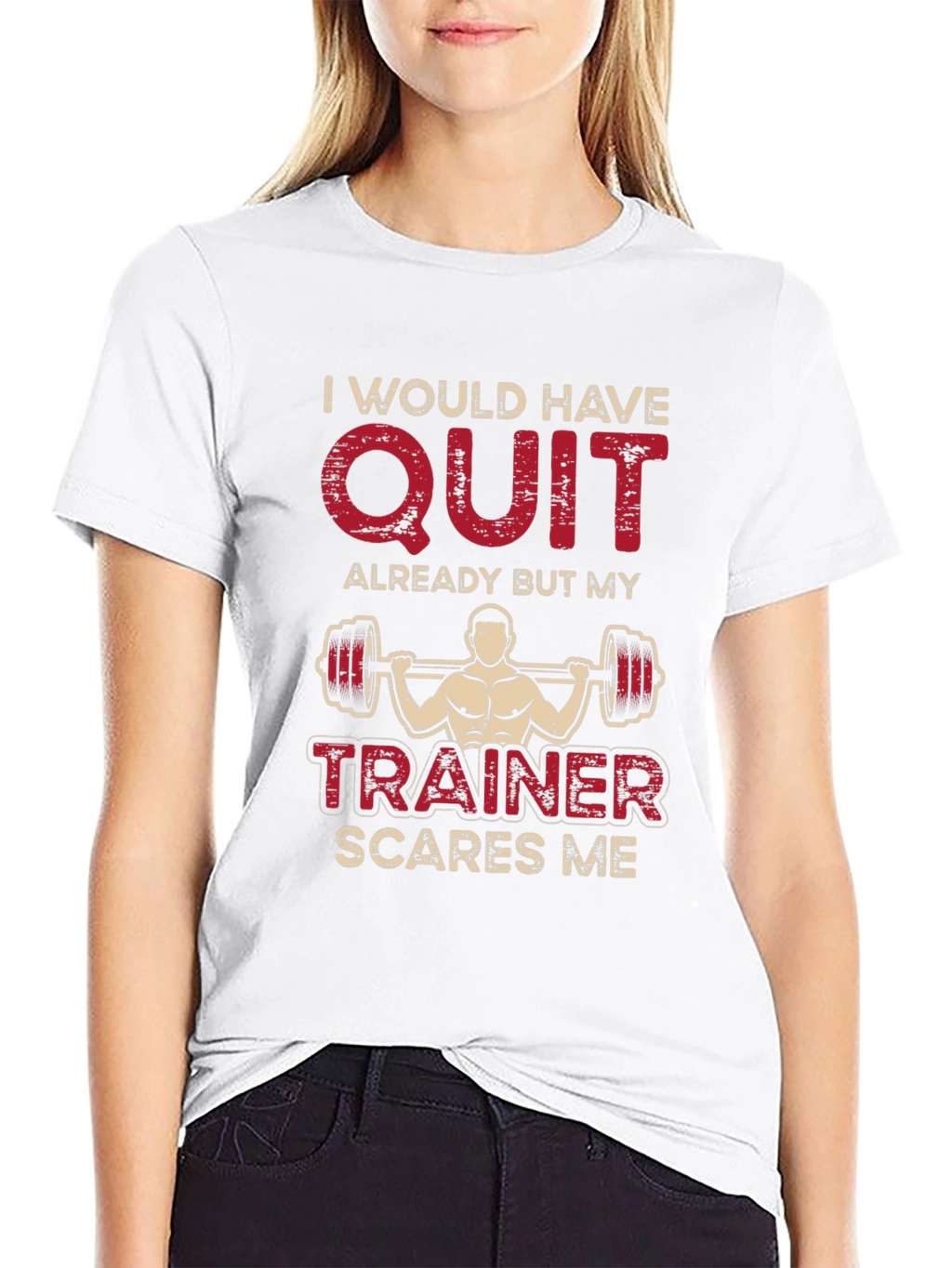 Funny Workout Trainer Scare T-Shirt