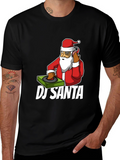 DJ Santa T-Shirt - Holiday Party Ready!