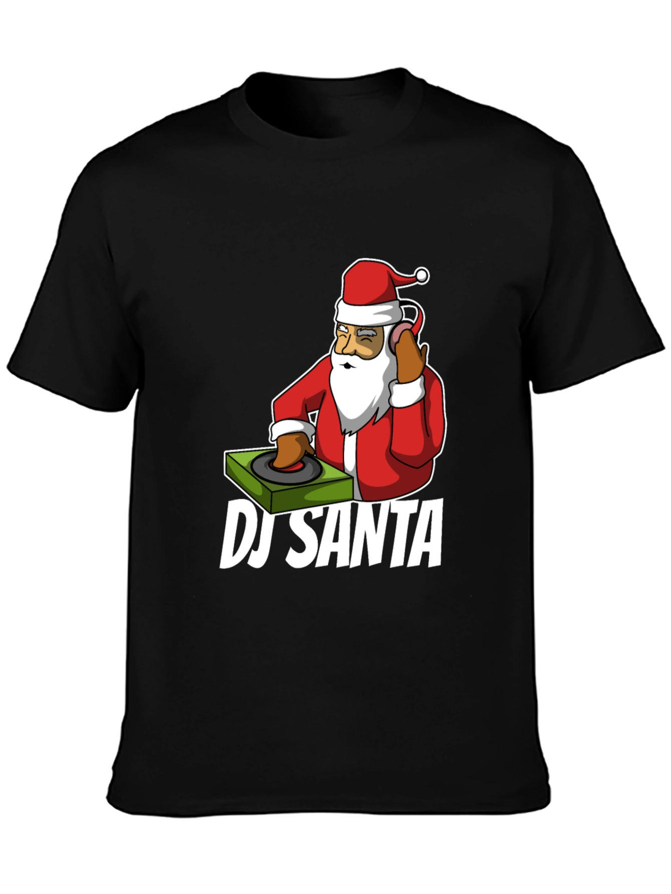 DJ Santa T-Shirt - Holiday Party Ready!