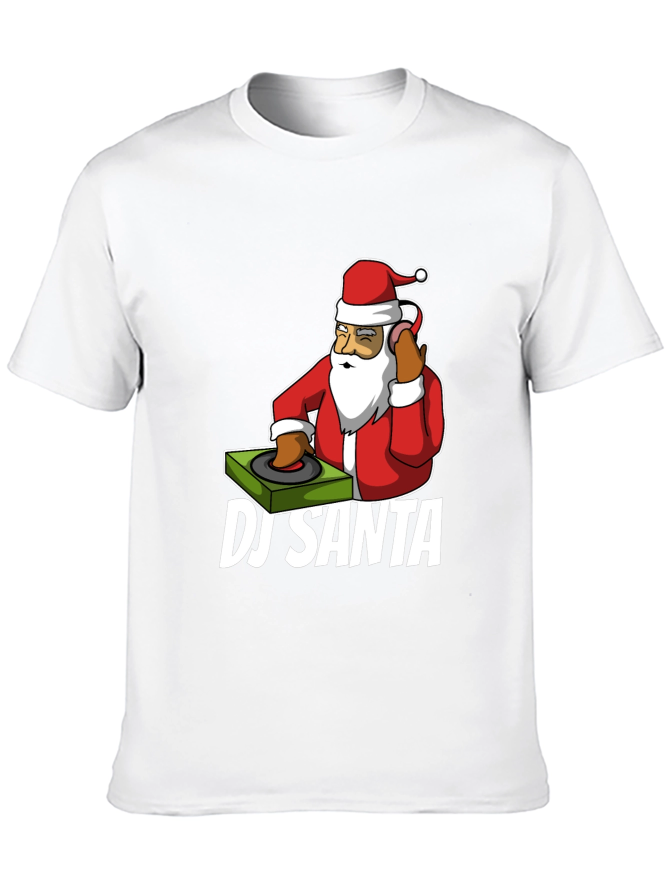 DJ Santa T-Shirt - Holiday Party Ready!