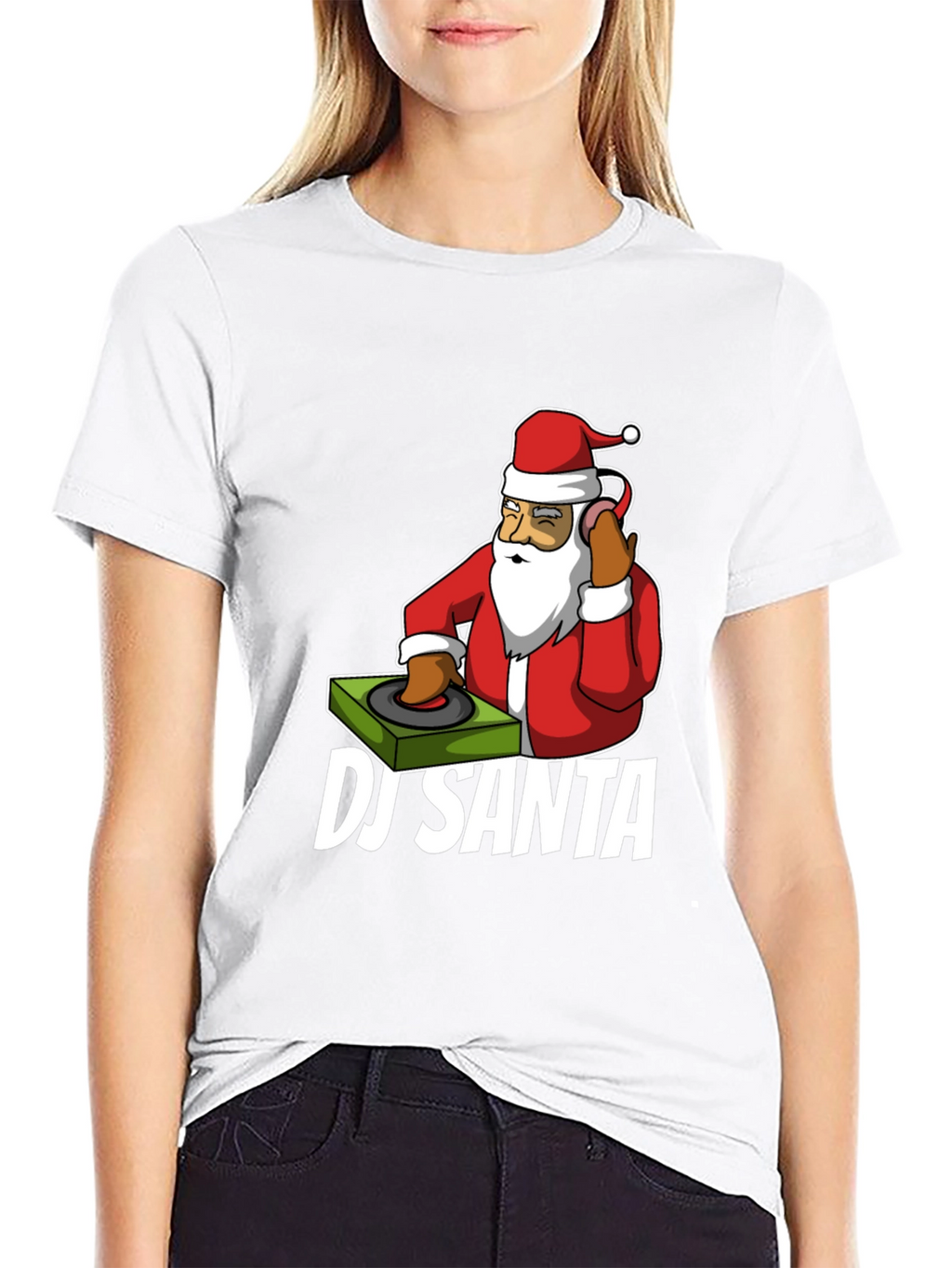 DJ Santa T-Shirt - Holiday Party Ready!