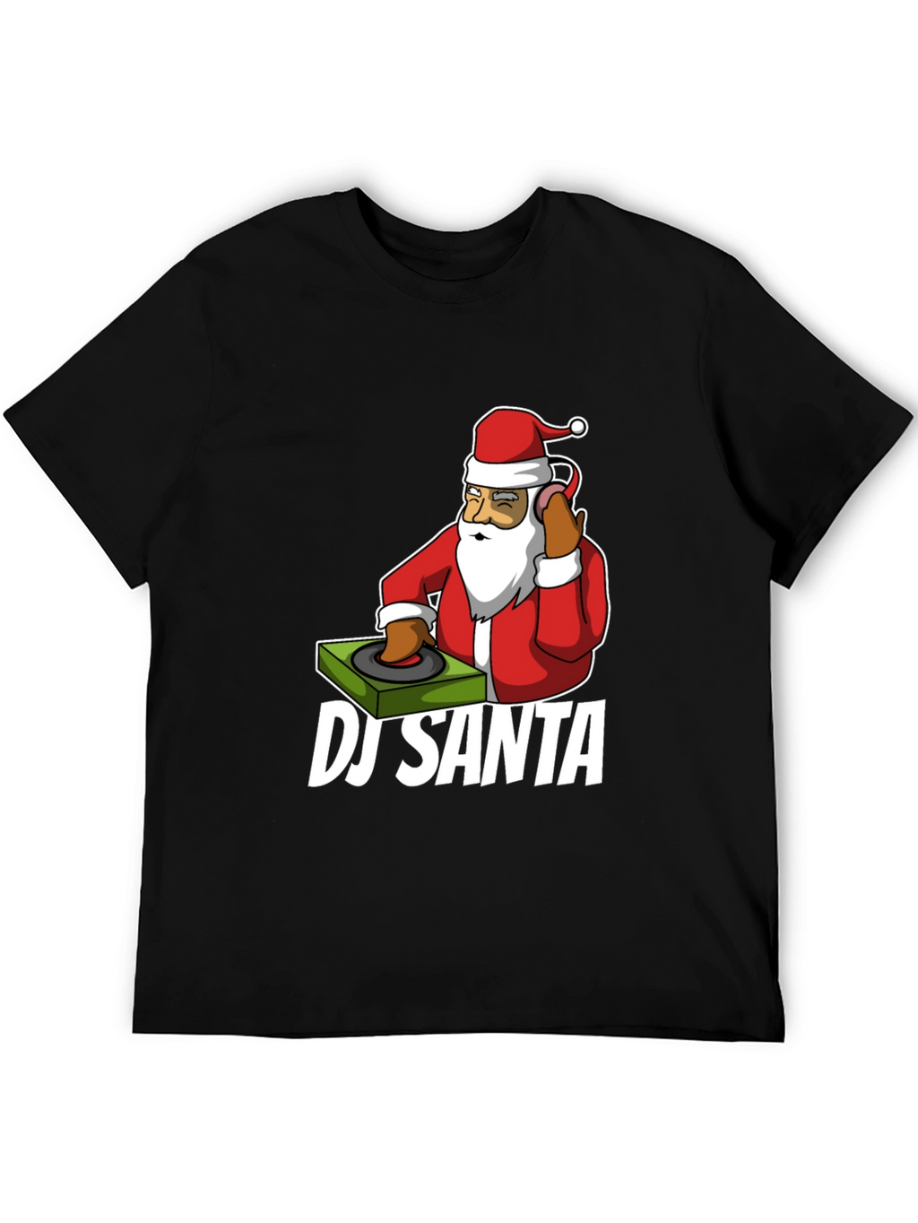 DJ Santa T-Shirt - Holiday Party Ready!