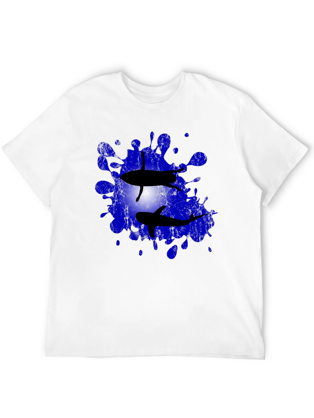 Shark Splash Tee - Unique Graphic T-Shirt