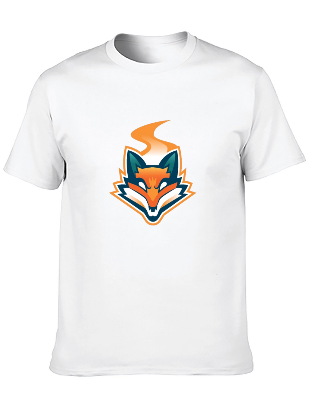 Black T-Shirt with Fiery Fox Logo