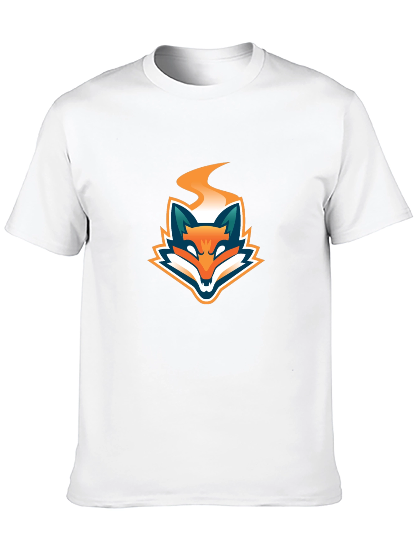 Black T-Shirt with Fiery Fox Logo