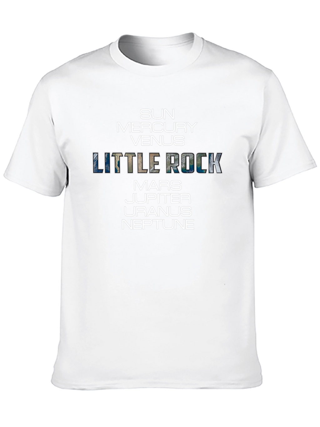 Little Rock Planets Graphic T-Shirt - Unisex