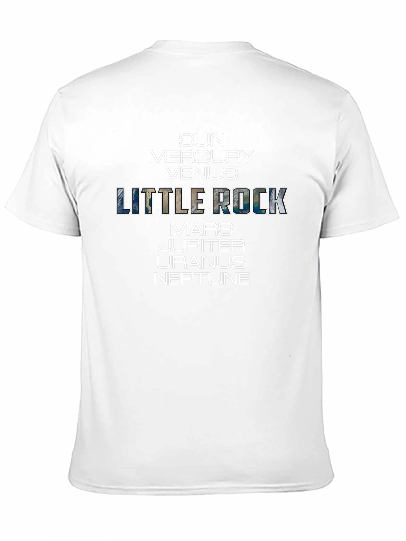 Little Rock Planets Graphic T-Shirt - Unisex