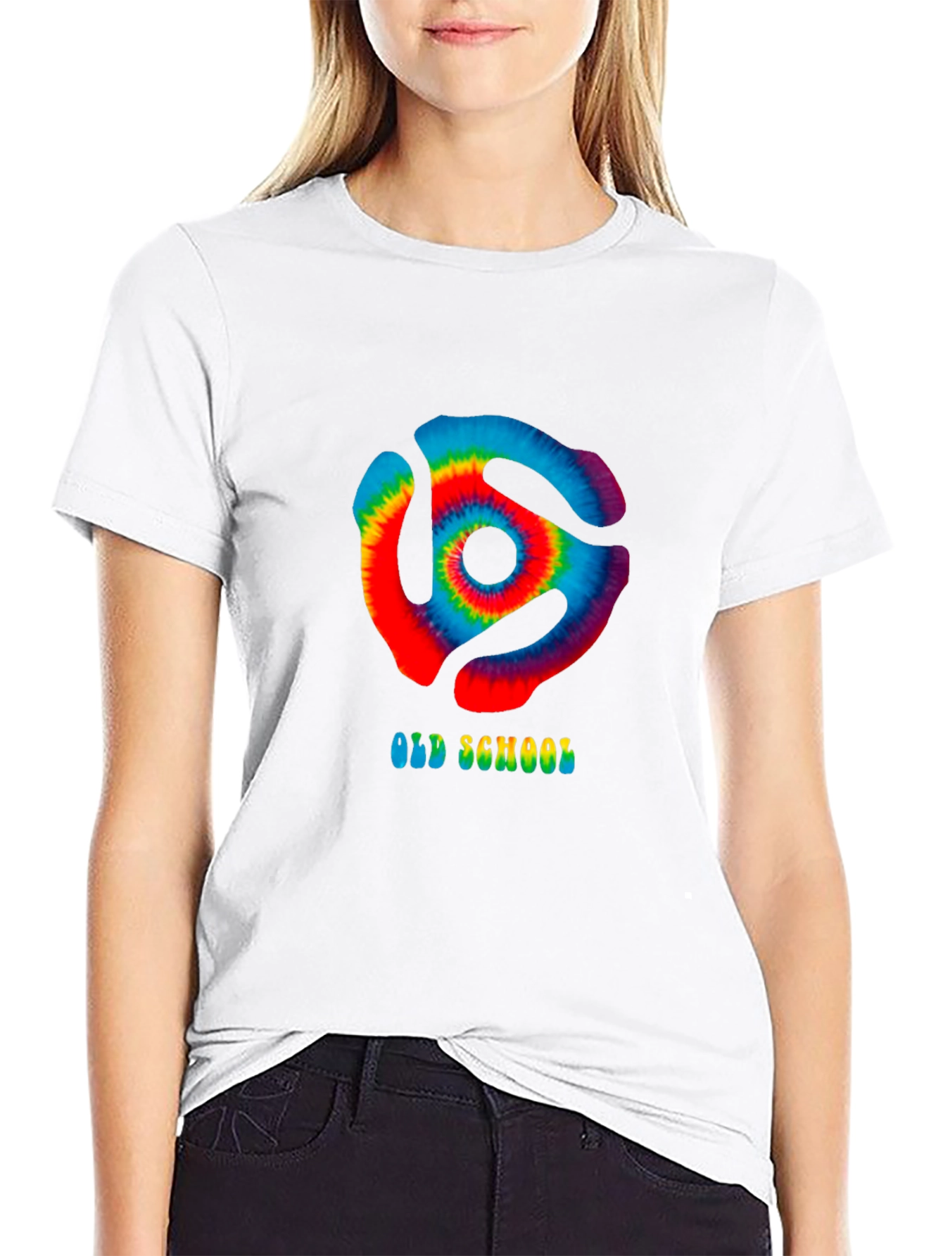 Retro Old School Tie-Dye Graphic T-Shirt