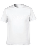 Jonas Graphic Tee - Black Cotton Casual Wear