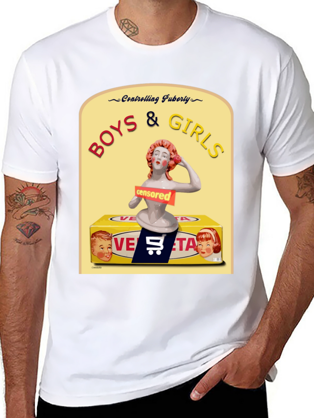 Boys & Girls Controlling Puberty Graphic Tee