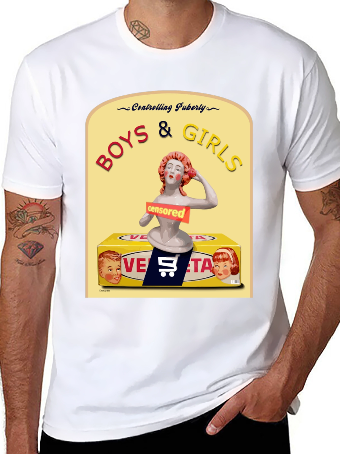 Boys & Girls Controlling Puberty Graphic Tee