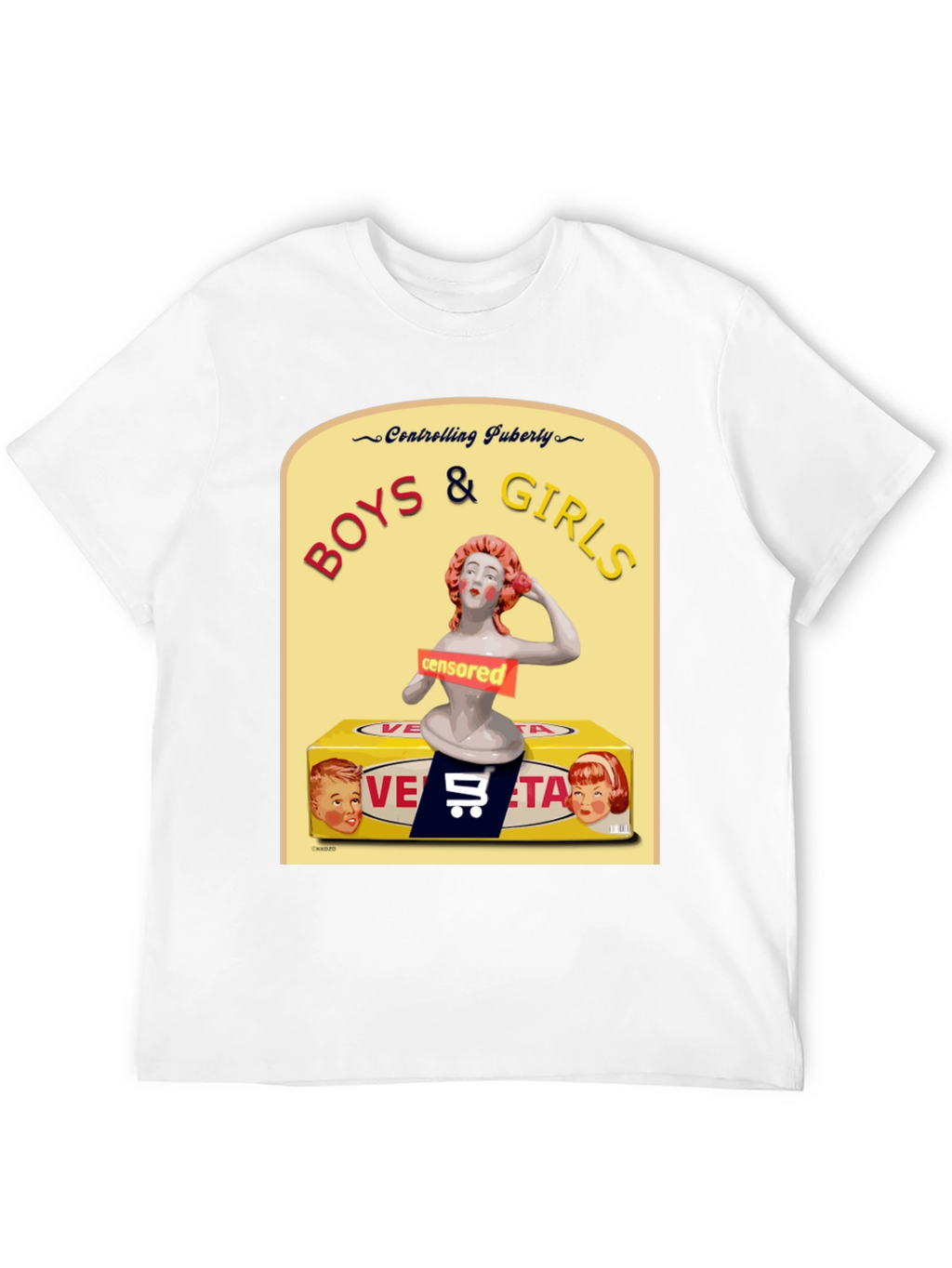 Boys & Girls Controlling Puberty Graphic Tee