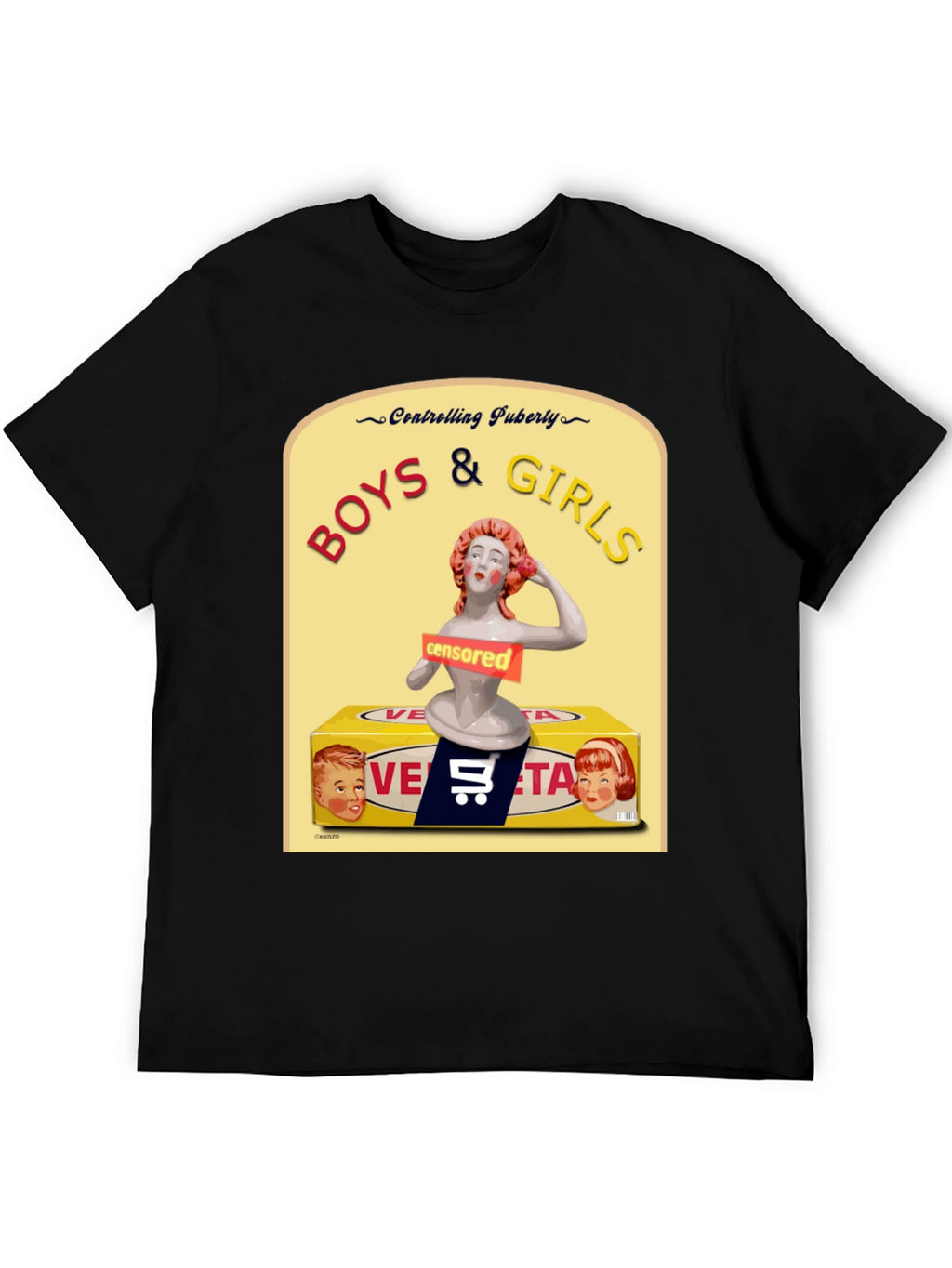 Boys & Girls Controlling Puberty Graphic Tee