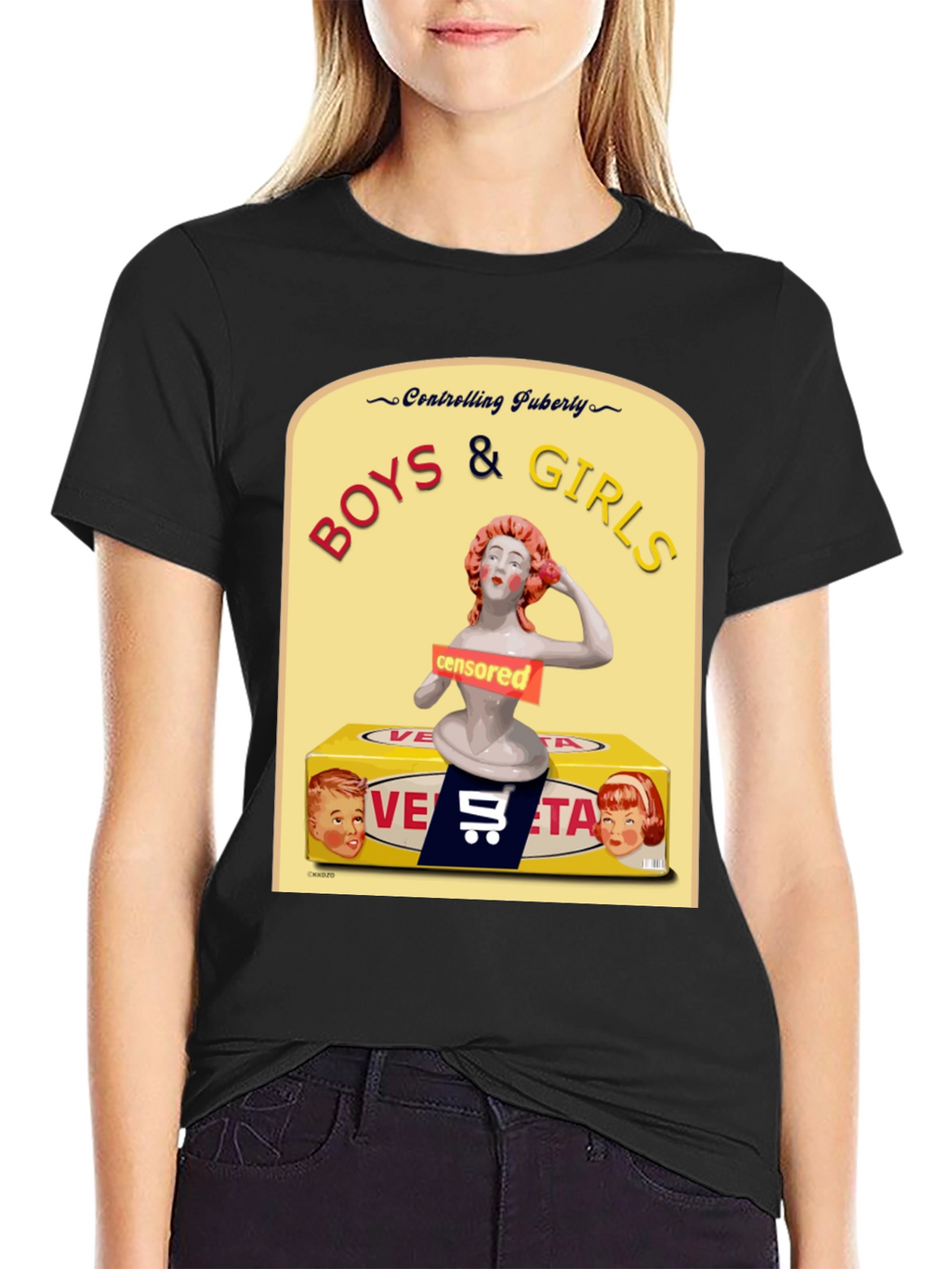 Boys & Girls Controlling Puberty Graphic Tee