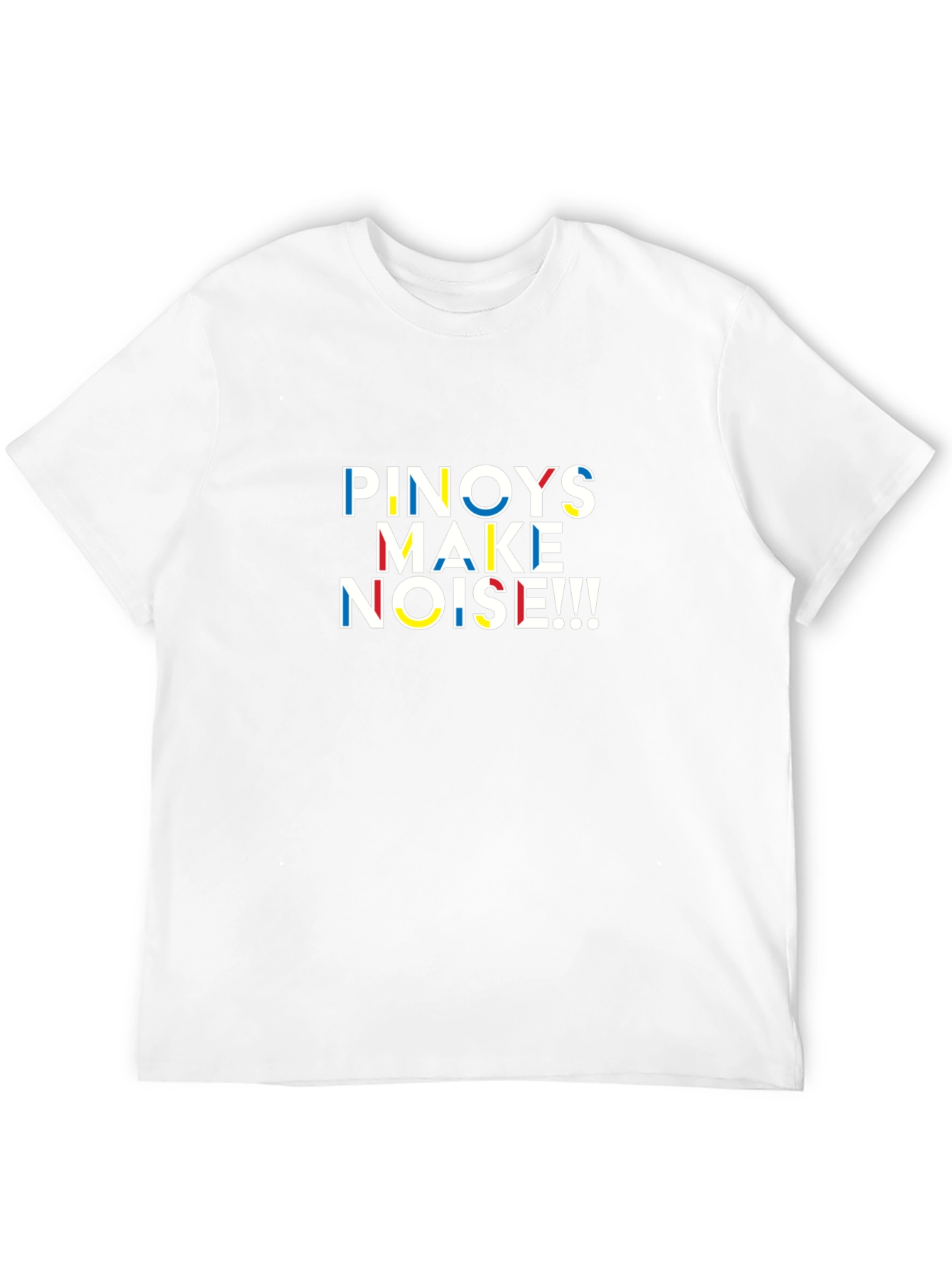 Pinoys Make Noise Graphic Tee - Black Cotton T-Shirt