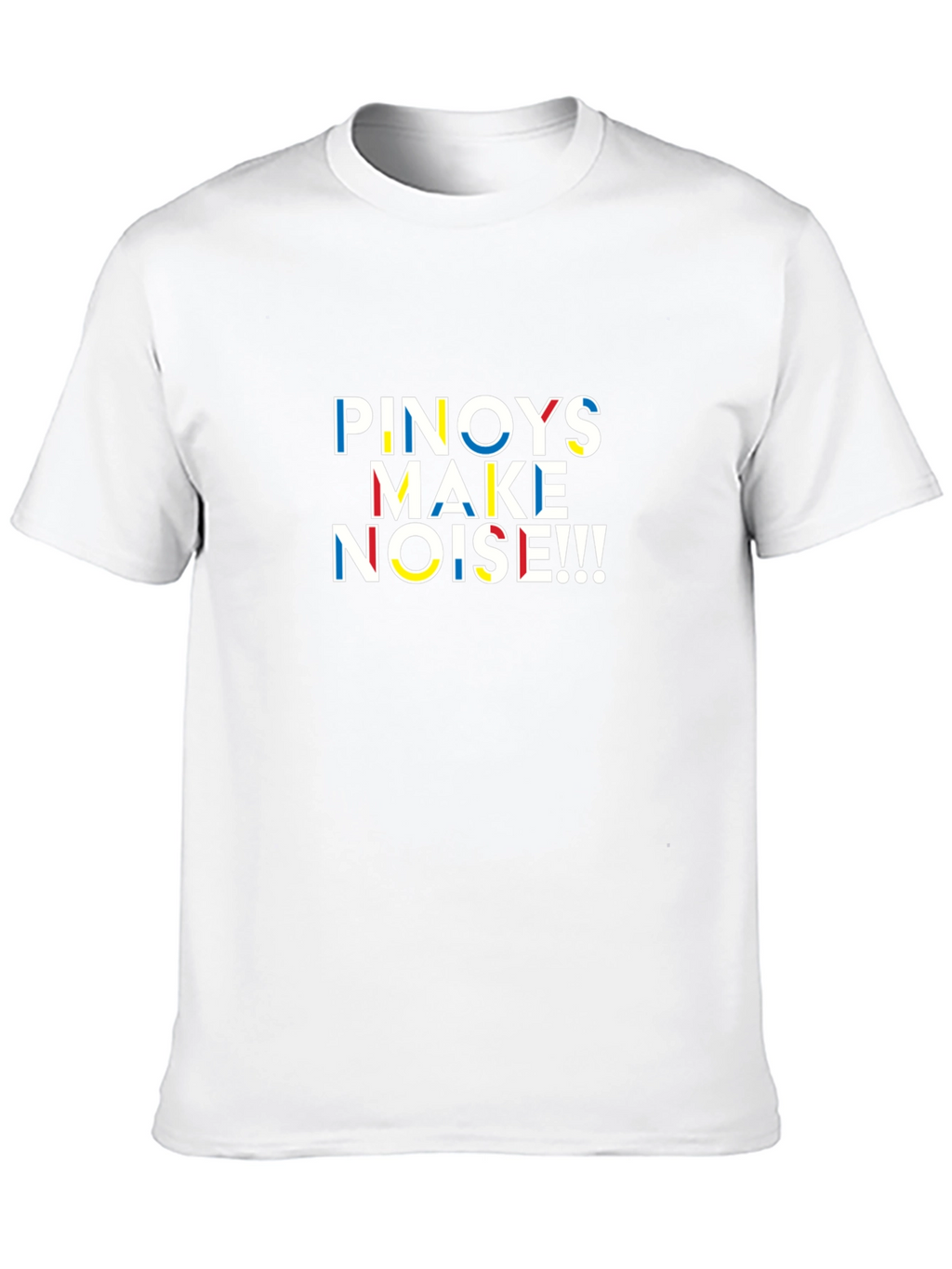 Pinoys Make Noise Graphic Tee - Black Cotton T-Shirt