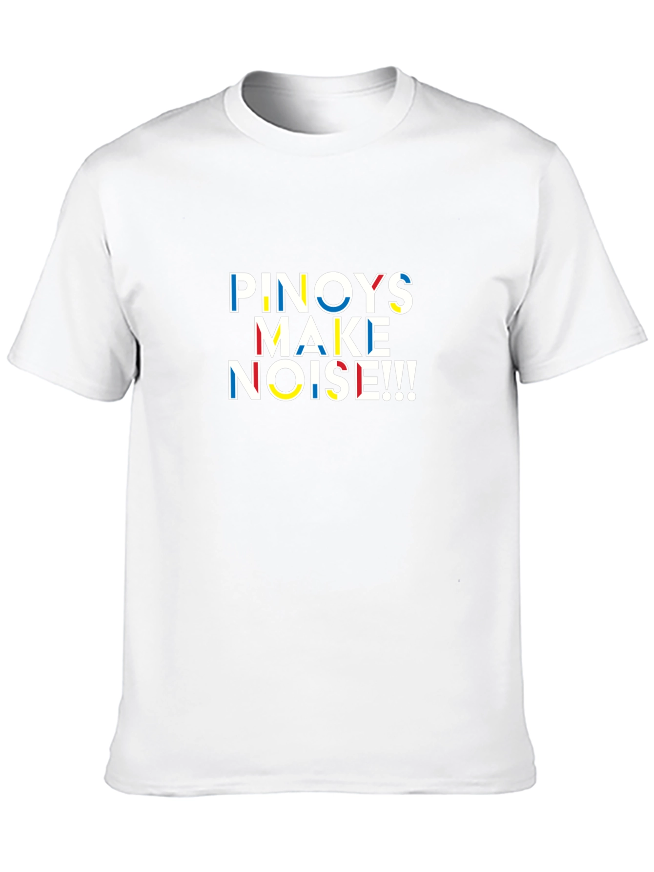Pinoys Make Noise Graphic Tee - Black Cotton T-Shirt