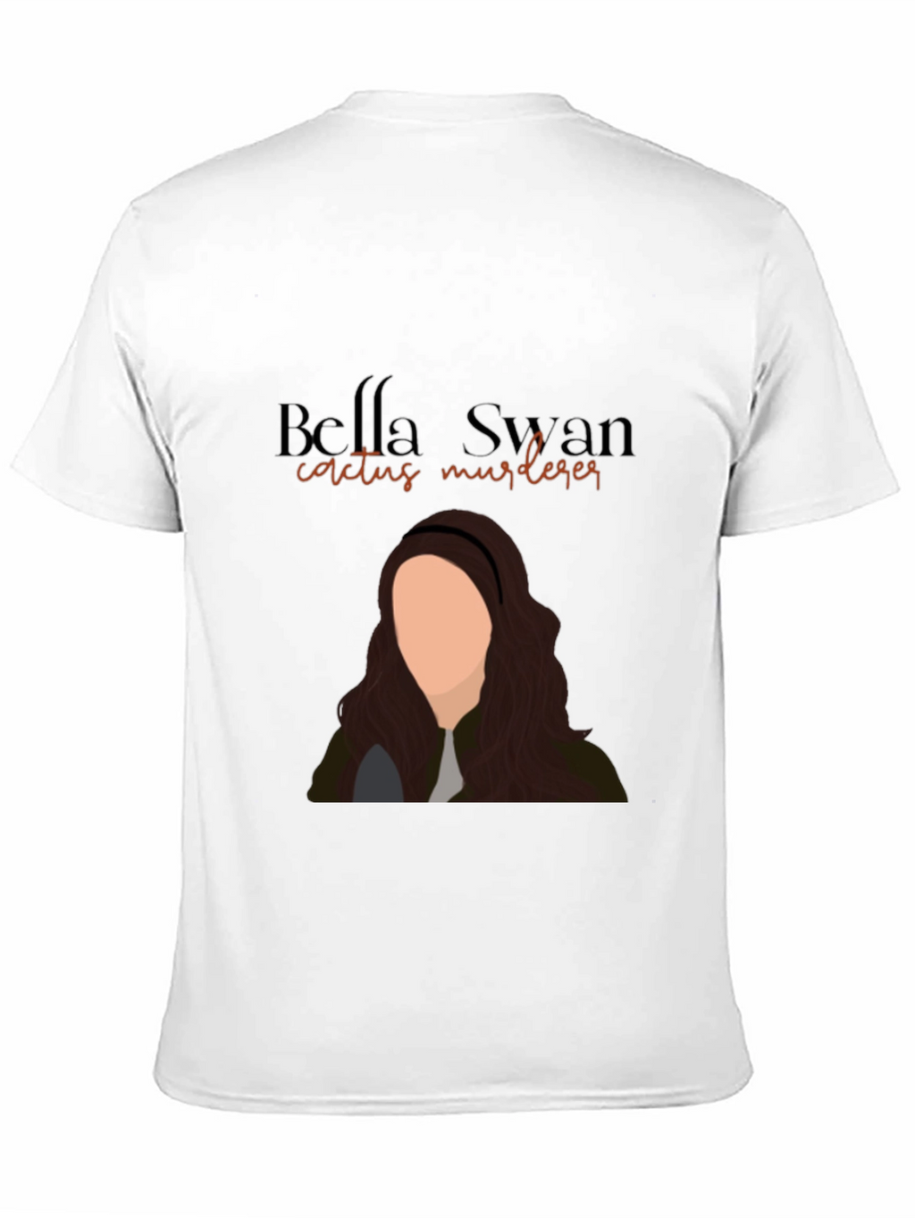 Bella Swan Cactus Murderer Black T-Shirt