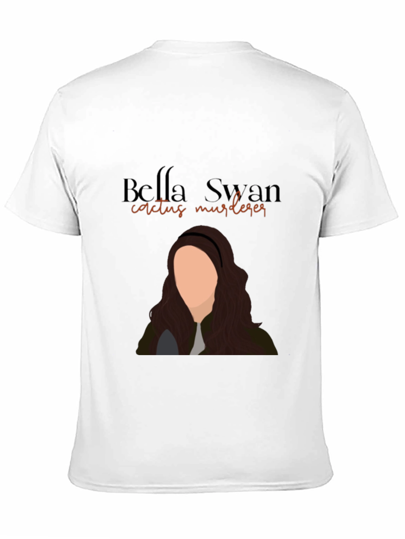 Bella Swan Cactus Murderer Black T-Shirt