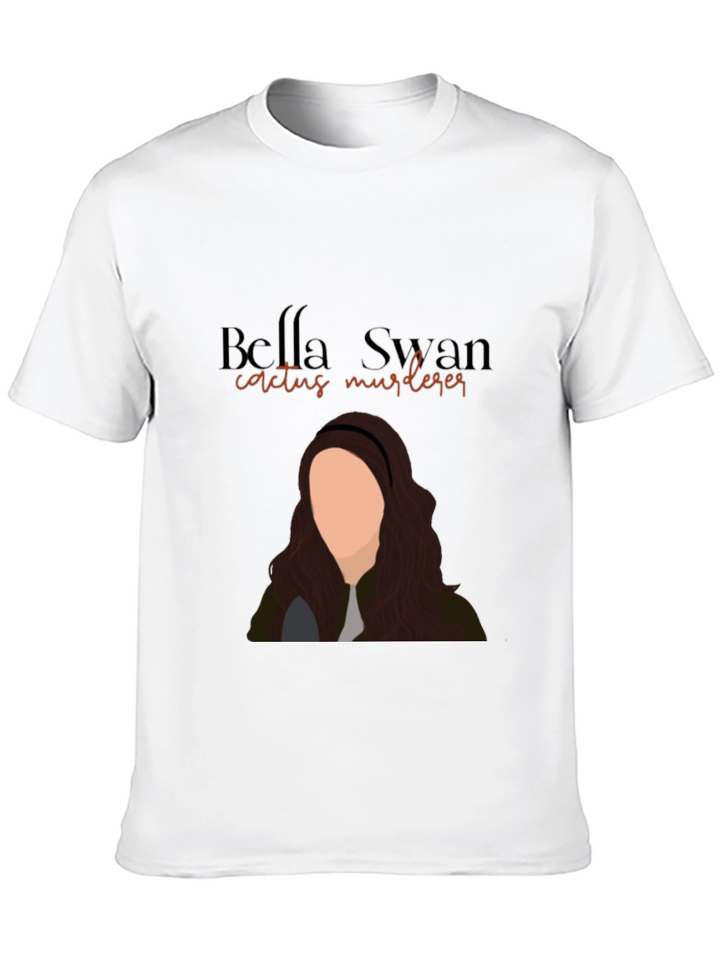Bella Swan Cactus Murderer Black T-Shirt