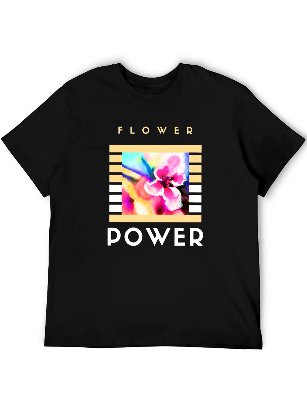 Flower Power T-Shirt - Retro Graphic Tee