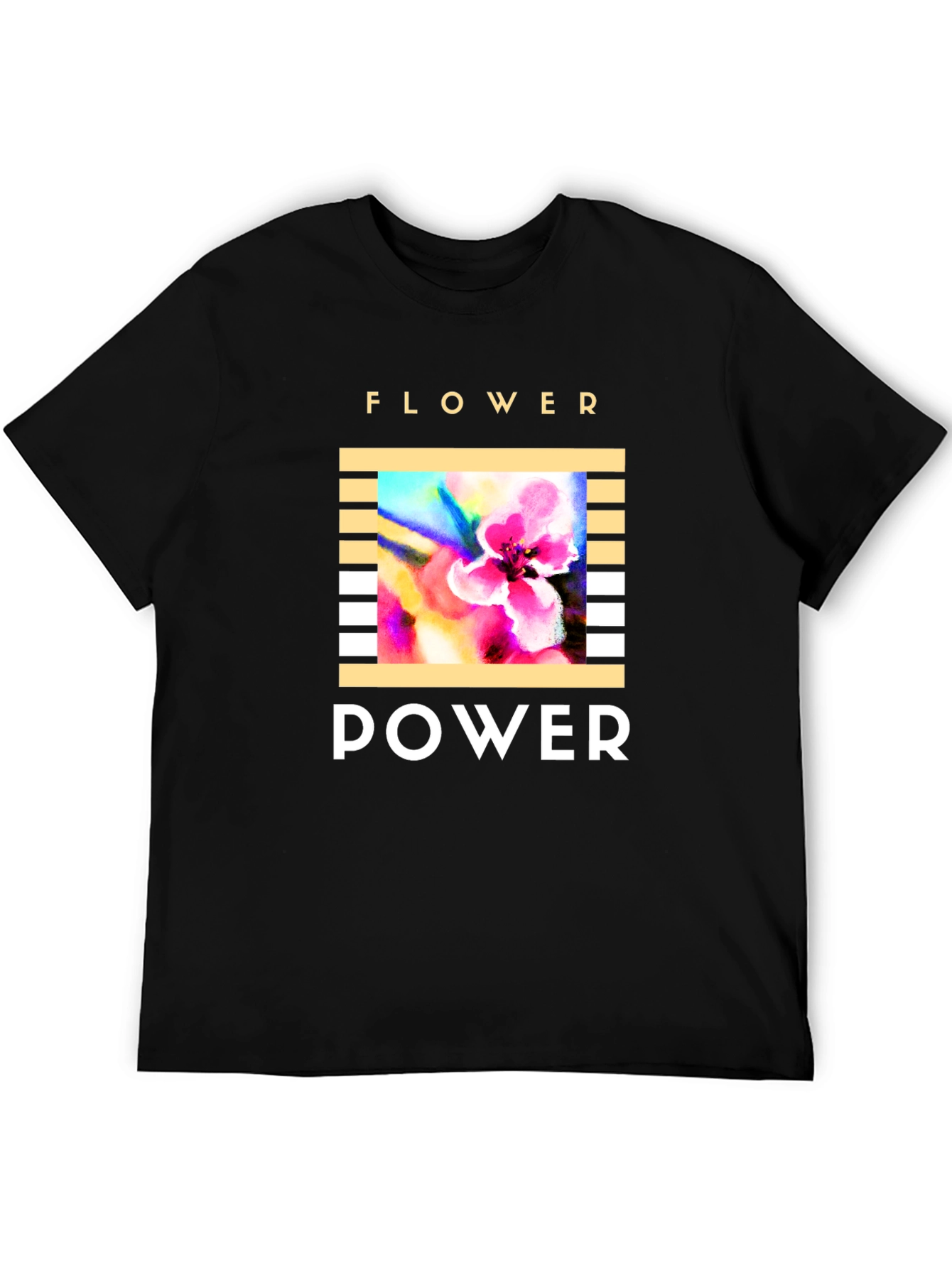 Flower Power T-Shirt - Retro Graphic Tee
