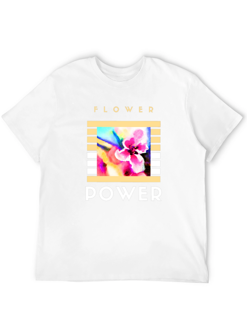Flower Power T-Shirt - Retro Graphic Tee