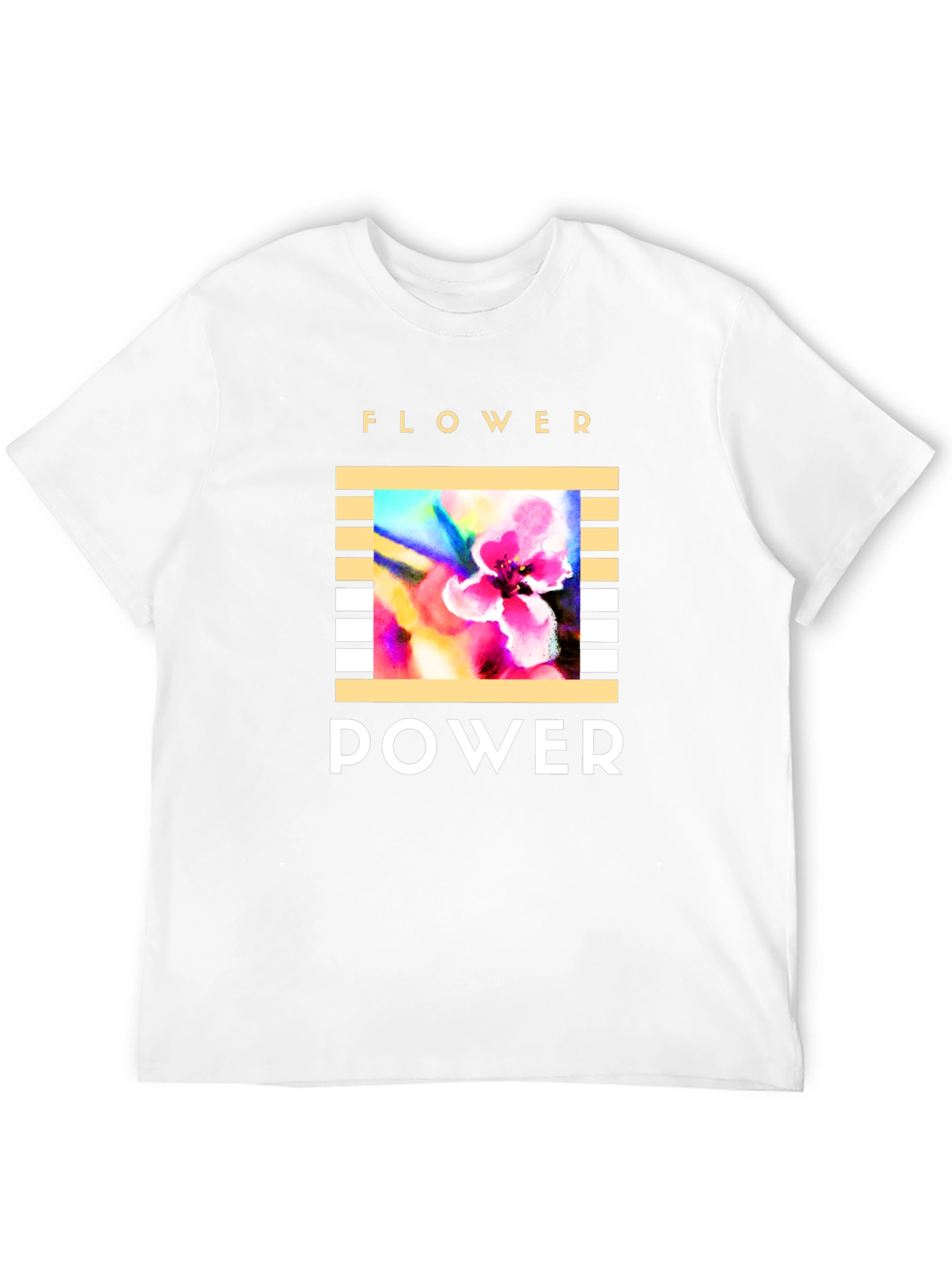 Flower Power T-Shirt - Retro Graphic Tee