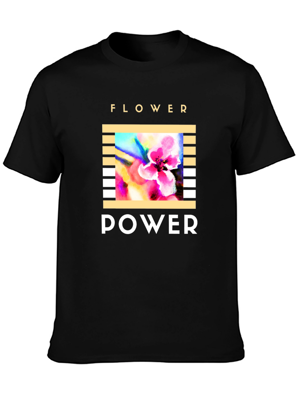Flower Power T-Shirt - Retro Graphic Tee