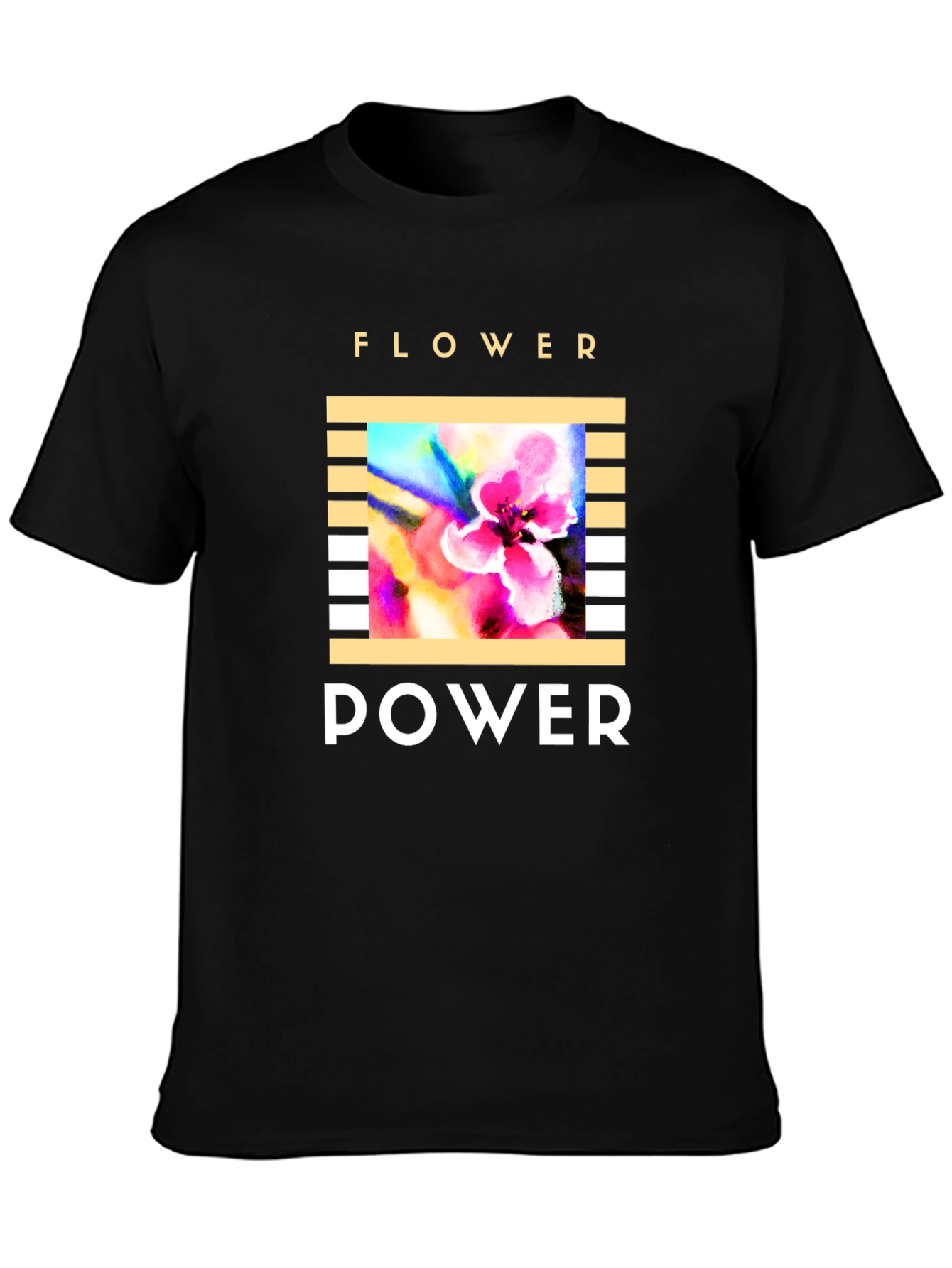 Flower Power T-Shirt - Retro Graphic Tee