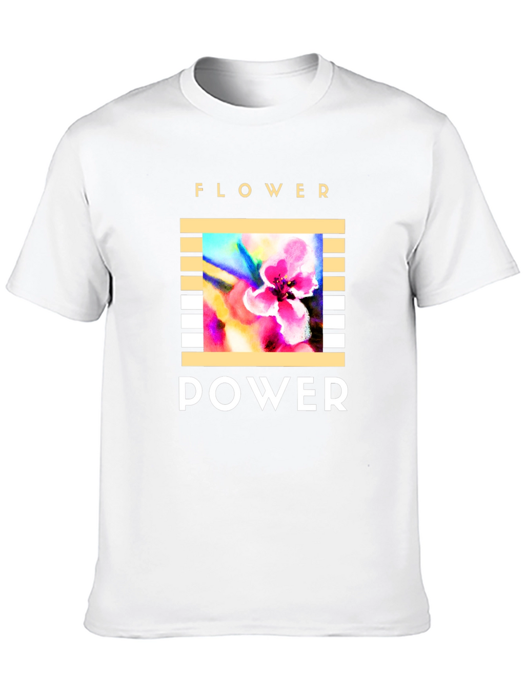 Flower Power T-Shirt - Retro Graphic Tee