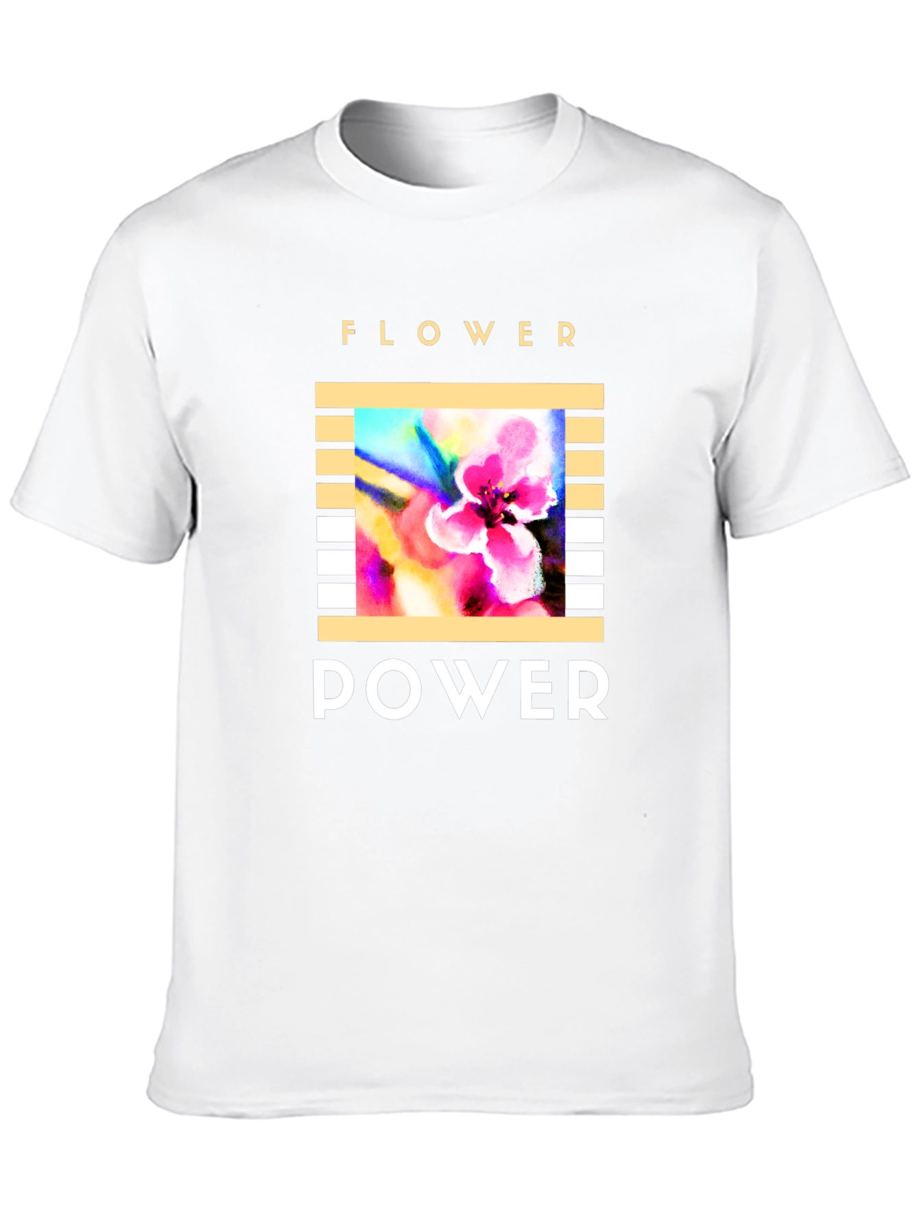 Flower Power T-Shirt - Retro Graphic Tee