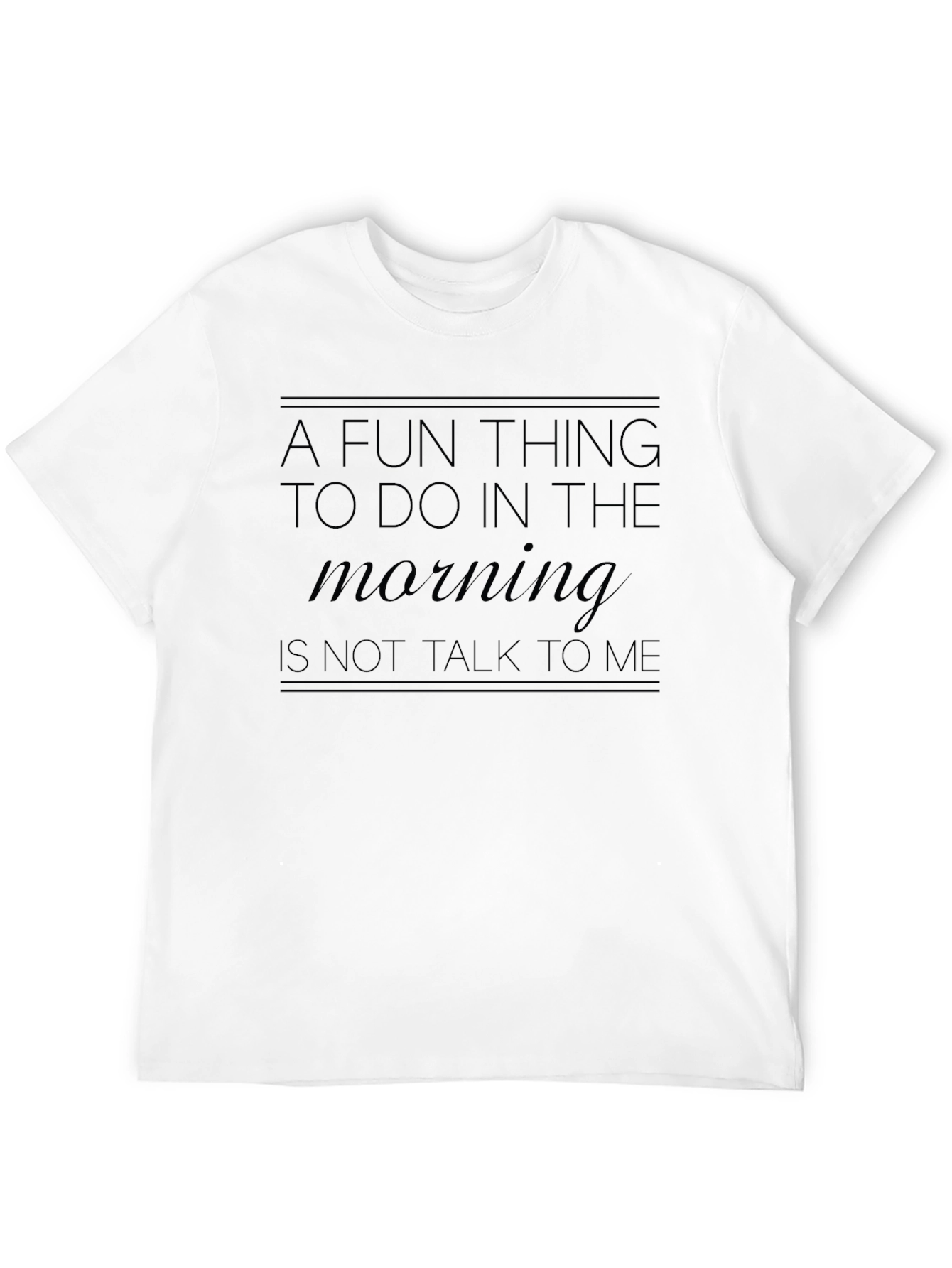 Funny Morning Introvert T-Shirt
