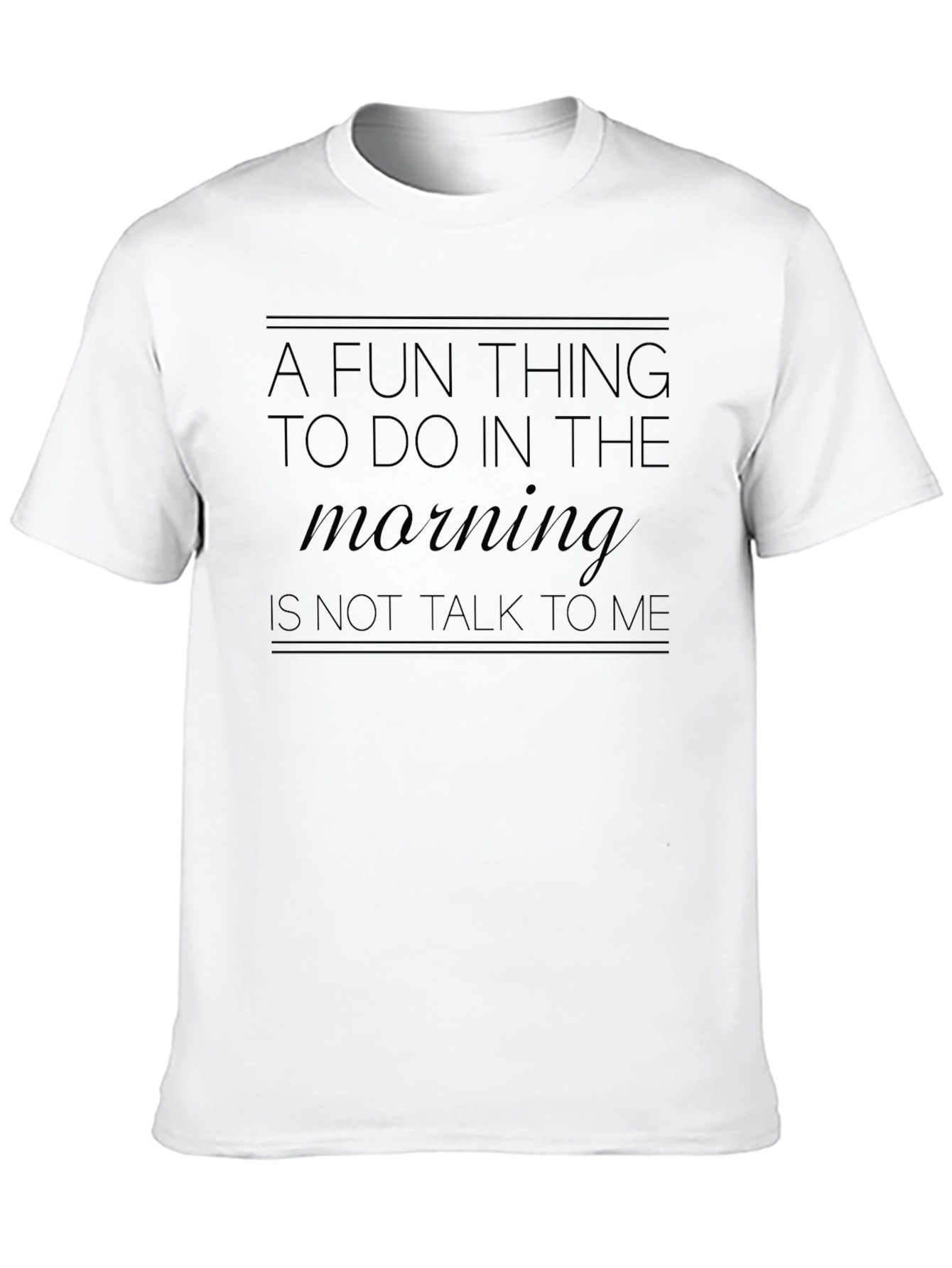 Funny Morning Introvert T-Shirt