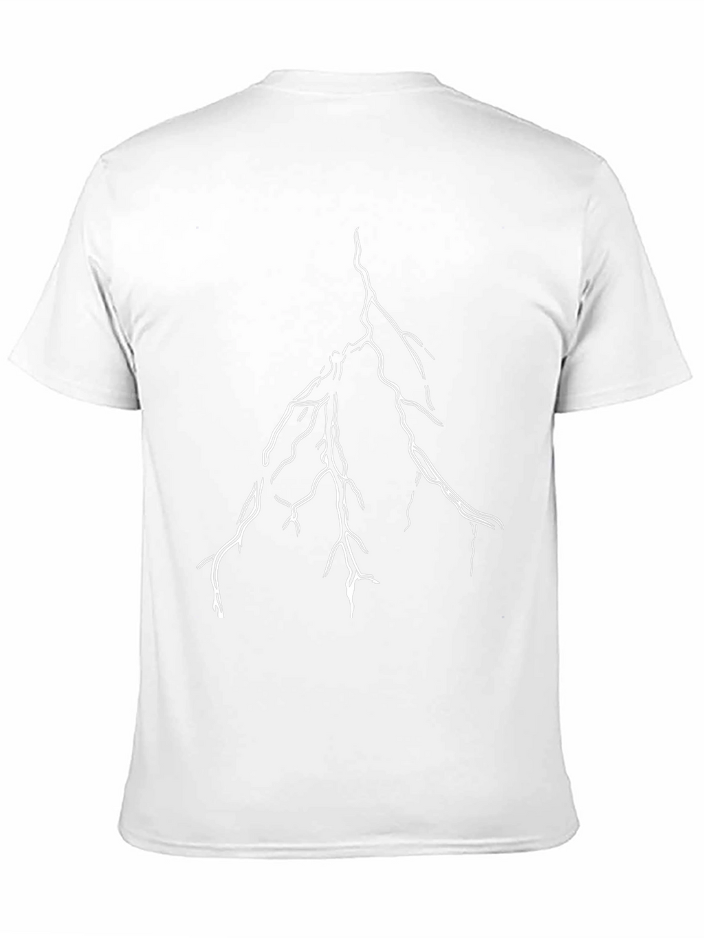Black Lightning Bolt Graphic Tee