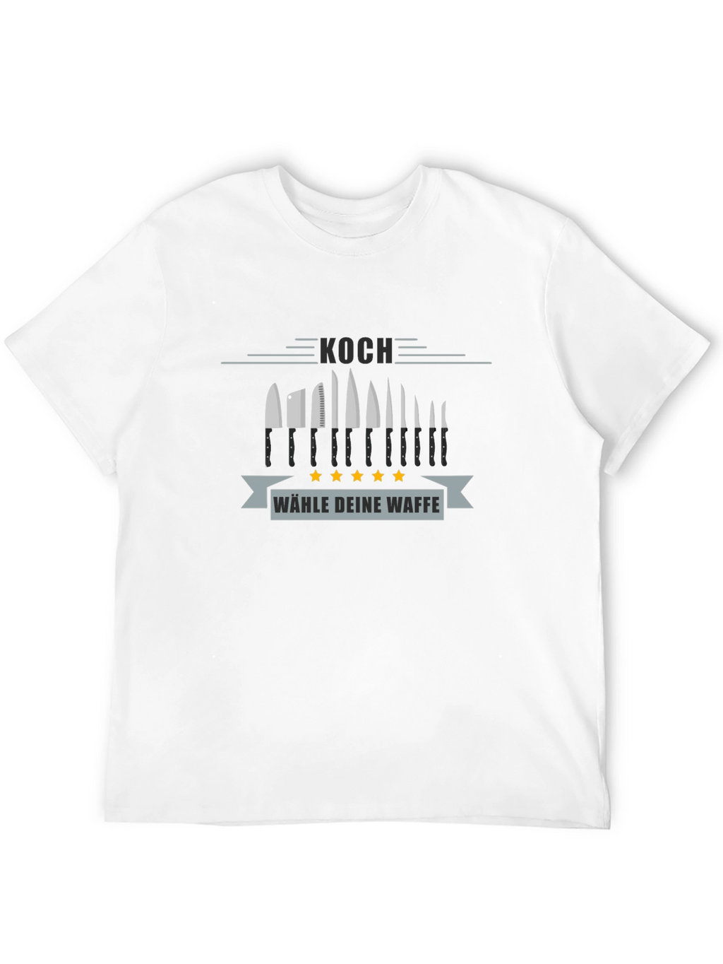 Koch Choose Your Weapon Chef Knife T-Shirt