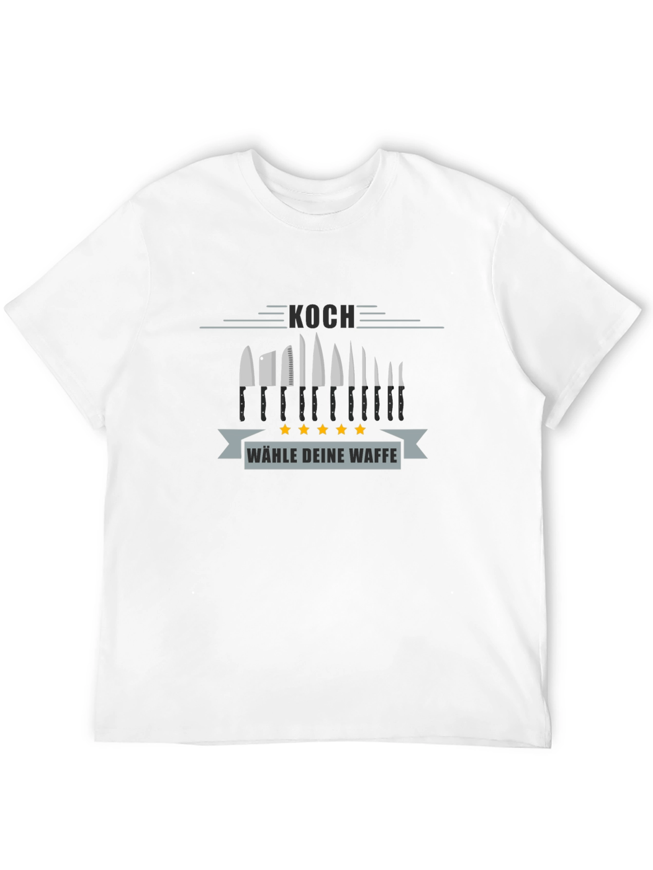 Koch Choose Your Weapon Chef Knife T-Shirt