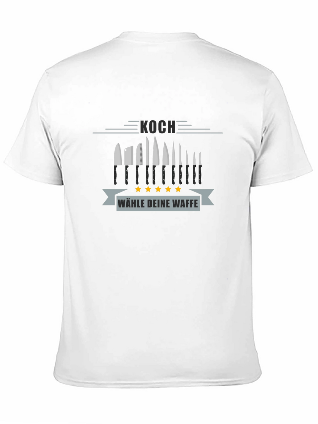 Koch Choose Your Weapon Chef Knife T-Shirt