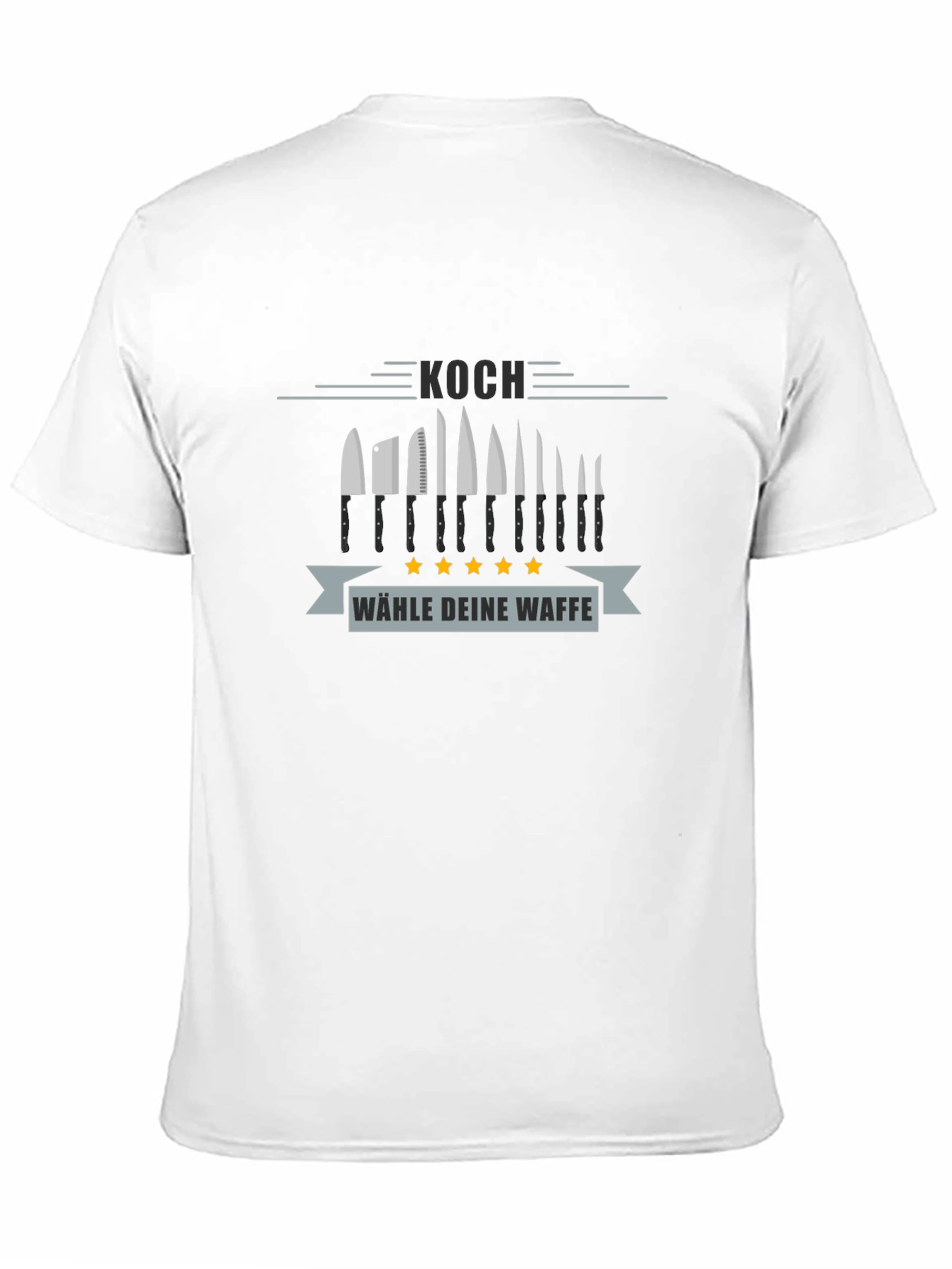 Koch Choose Your Weapon Chef Knife T-Shirt
