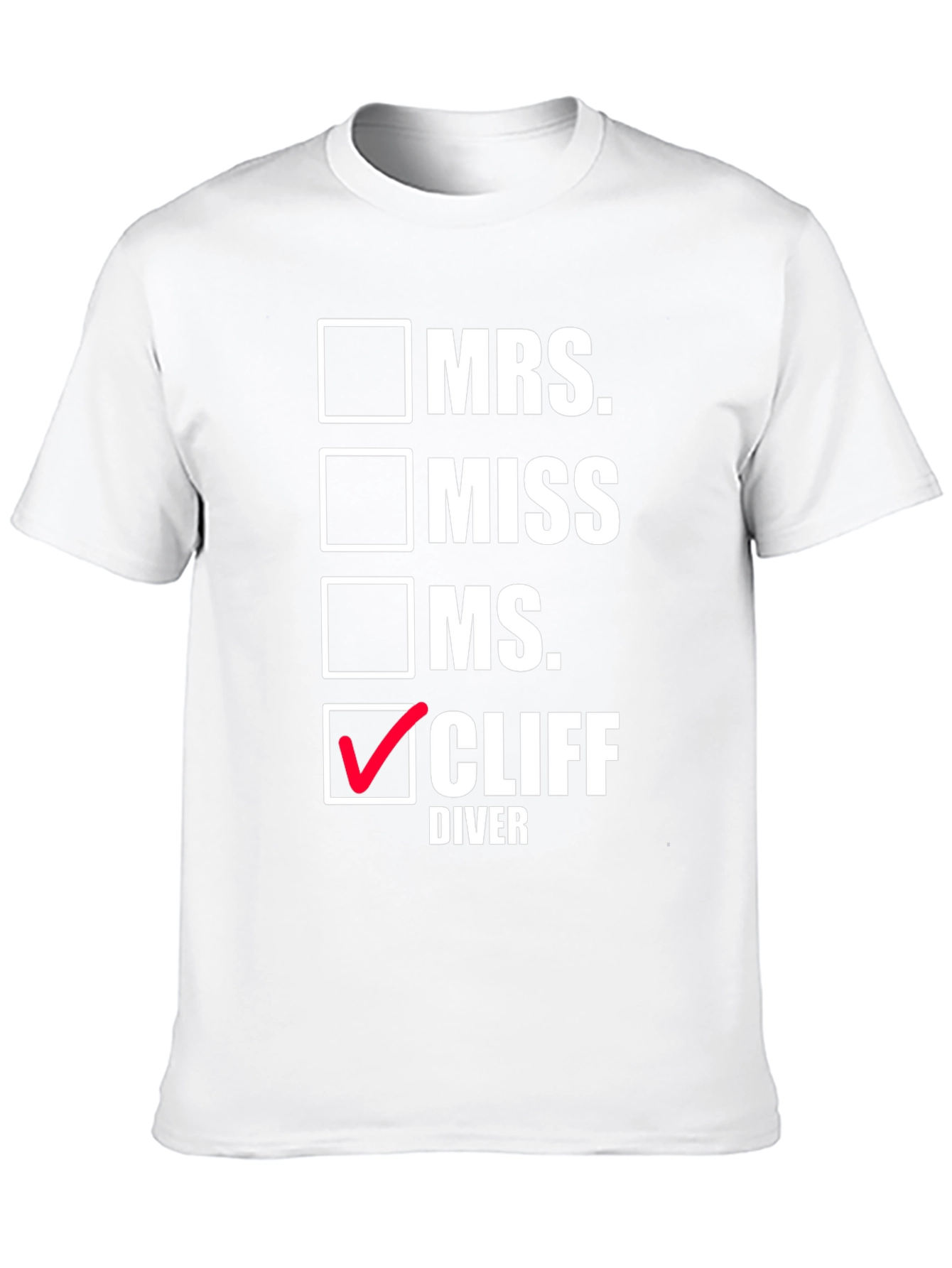Cliff Diver T-Shirt Novelty Graphic Tee