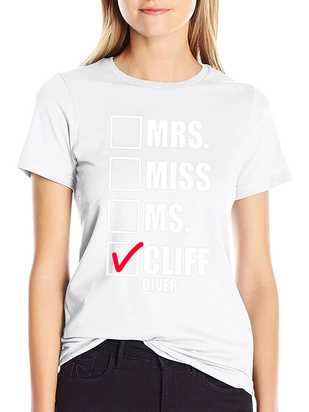 Cliff Diver T-Shirt Novelty Graphic Tee
